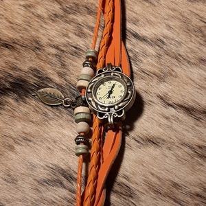 Coral/orange Layered Quartz Watch
